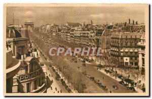 Old Postcard Paris and its wonders Avenue des Champs Elysees