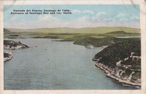 Cuba Santiago De Cuba Entrance Of Santiago Bay and Cay Smith