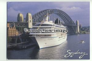 LN0207 - Crystal Cruises Liner - Crystal Harmony , built 1990 - postcard