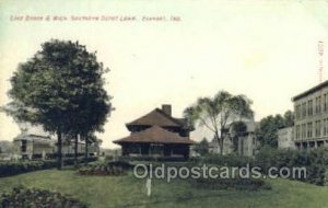 Southern Depot, Elkhart, IN , Indiana, USA Train Railroad Station Depot writi...