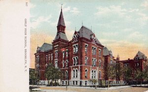 Girls' High School, Brooklyn, New York, Early Postcard, Unused