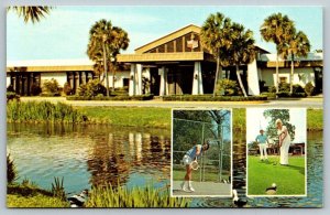 St. Augustine  Florida  Ponce de Leon Lodge Golf & Tennis Resort    Postcard