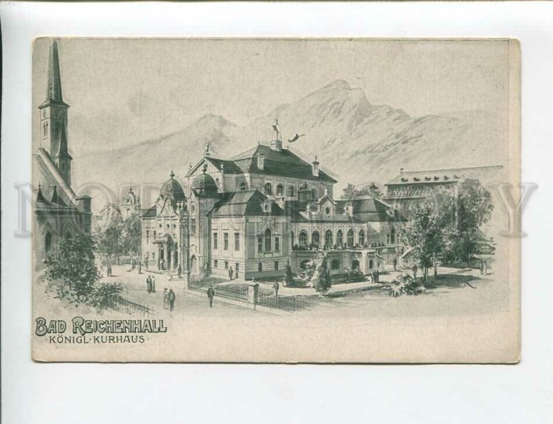 3172468 GERMANY BAD REICHENHALL Konigl Kurhaus Vintage postcard