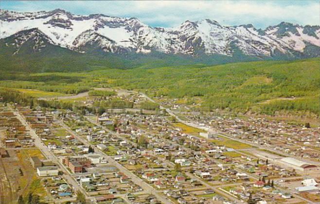 Canada British Columbia Fernie Aerial View