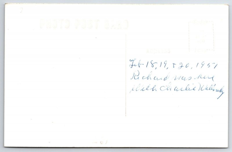 Tomah Wisconsin~Gas Stations Galore~Superior Ave Boulevard~RPPC 1951 Postcard