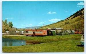 JACKSON HOLE, WY Wyoming ~ NATIONAL TRAILER PARK c1950s Roadside Postcard