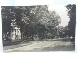 Pearl Street Brandon Vermont USA Vintage Postcard 1940s