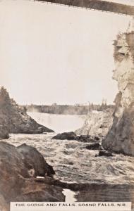 GRAND FALLS NEW BRUNSWICK CANADA~REAL PHOTO POSTCARD 1926 PMK