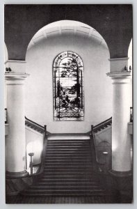 San Antonio TX Stairwell Missouri Pacific Depot Postcard J29