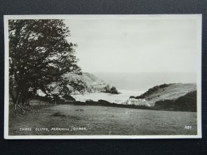 Wales The Gower PARKMILL Three Cliffs c1950s RP Postcard by R.A. Postcards Ltd