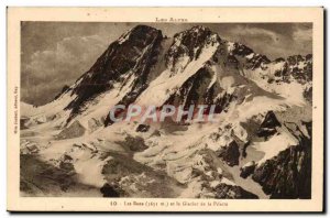 The Alps Old Postcard Les Bans and glacier Pilatte