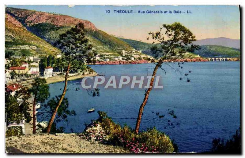 Old Postcard Theoule Bay and Vue Generale