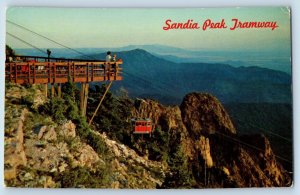 Albuquerque New Mexico Postcard Sandia Peak Aerial Tramway c1960 Vintage Antique