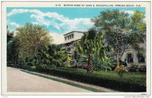 Winter Home of John D. Rockefeller, Ormond Beach, Florida, 10-20s