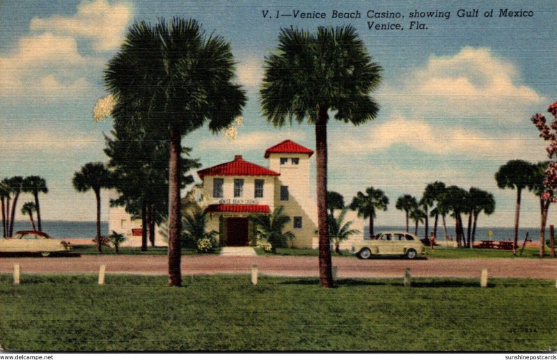 Florida Venice The Venice Beach Casino 1955 Curteich