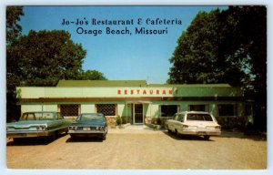 OSAGE BEACH, MO~ Roadside JO-JO'S RESTAURANT c1960s Cars Camden County Postcard