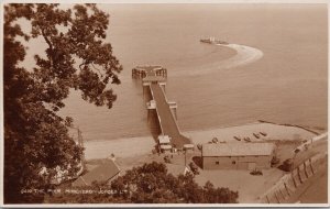 The Pier Minehead Somerset England 'Lady Moyra' Steamer ? Judges RP Postcard H59