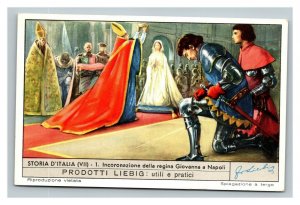 Vintage Liebig Trade Card - Italian - Complete Set of 6 - Medieval Renaissance