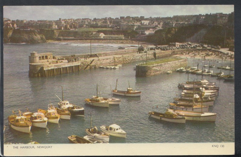 Cornwall Postcard - The Harbour, Newquay    RS11079