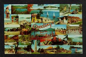 NY Greetings from ADIRONDACK Mountain NEW YORK Postcard