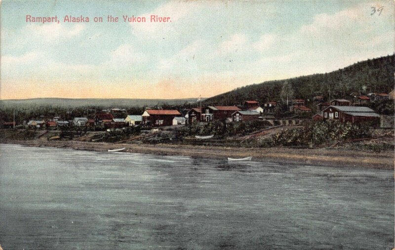 Postcard Rampart, Alaska on the Yukon River~127804