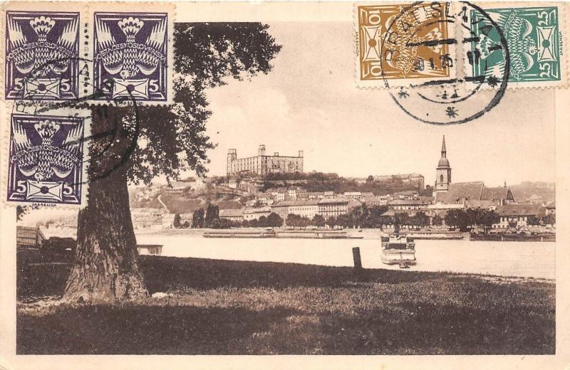 B65154 Pohl`ad od mostu v petrzalke Bratislava Pressbury Pozsony   slovakia