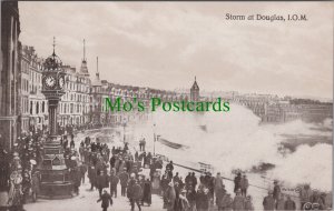 Isle of Man Postcard - Storm at Douglas  RS37210