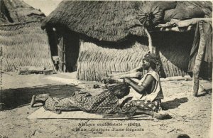 CPA AK Senegal Ethnic Nude Fortier - 1039. Coiffure d'une élégante (71148)