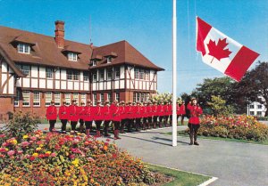 Canada Royal Canadian Mounted Police Raising The New Flag