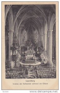 Interior, Inneres Der Kathedrale Wahrend Der Oktave, Luxembourg, 1900-1910s