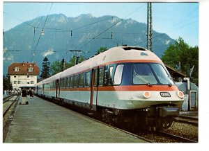 Electric Railway Train, Oberammergau Station, Bavaria, Germany