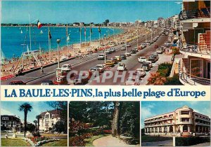 Modern Postcard La Baule les Pins (Loire Atlantique) the most beautiful beach...
