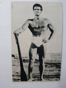 Steve Reeves Shirtless Beefcake Postcard Bodybuilder Original NOS Gay Interest