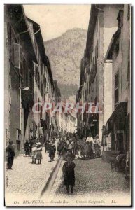 Old Postcard Briancon Grande Rue Grande Gargoyle Kids