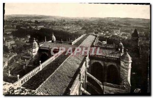 Auch Old Postcard The Cathedral View from the South Tower