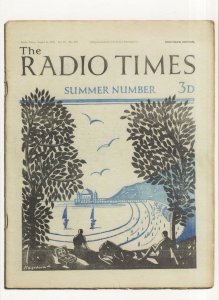 Radio Times 1928 Magazine Summer Issue Number 6 Postcard