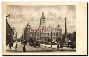 Old Postcard Glasgow City Chambers