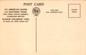 S S American Legion SS Southern Cross Munson Steamship Line Ship 