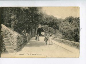 3138733 France BIARRITZ Tunnel Vintage RPPC to RUSSIA 1906 year