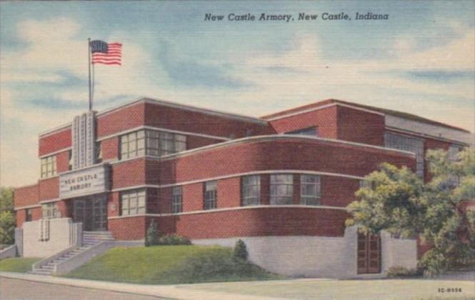 Indiana New Castle The Armory Curteich