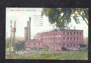 OHIO LEATHER COMPANY FACTORY GIRARD OH. VINTAGE POSTCARD