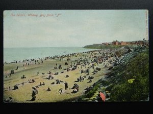 Northumberland WHITLEY BAY BEACH from North c1904 Postcard