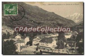 Old Postcard Brides les Bains and the Vanoise Glaciers