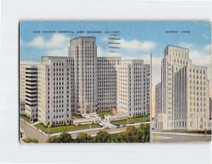 Postcard New Charity Hospital New Orleans Louisiana USA