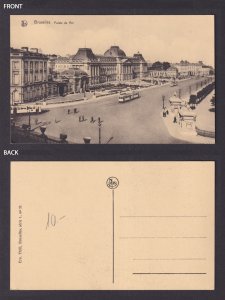 Vintage Postcard Belgium Brussels Royal Palace