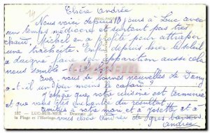 Old Postcard Luc sur Mer Descent from the beach and the & # 39horloge