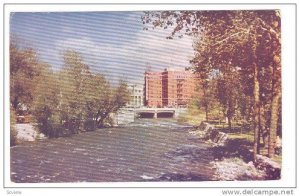 Riverside Hotel and Truckee River, Reno, Nevada,  40-60s