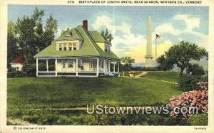 Birthplace of Joseph Smith - Sharon, Vermont VT  