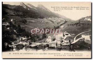 Route de Grenoble Grande Chartreuse - Old Postcard