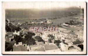 Old Postcard Algeria Oran Harbor View